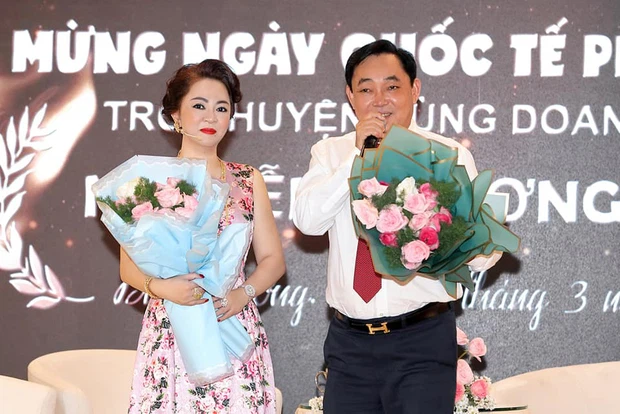 Vợ chồng bà Nguyễn Phương Hằng và ông Dũng 